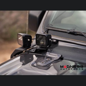 Jeep Gladiator LED Pod Light Mount - A-Pillar - Dual